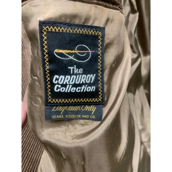 Dark Academia Sears Mens Blazer w/ Elbow Patches Size 38 Long (No Tag) - Picture 6 of 10